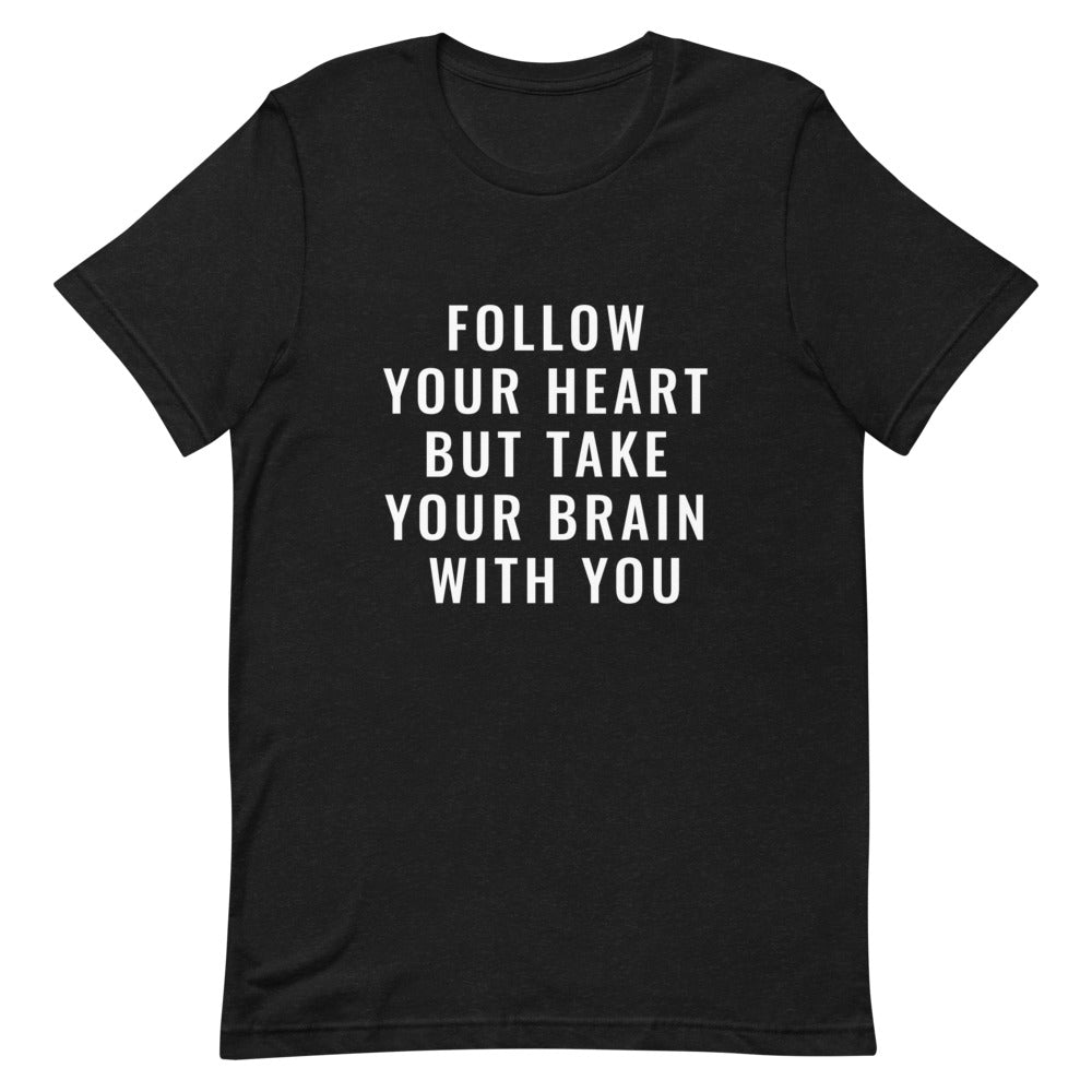 t-shirt for men , follow your heart
