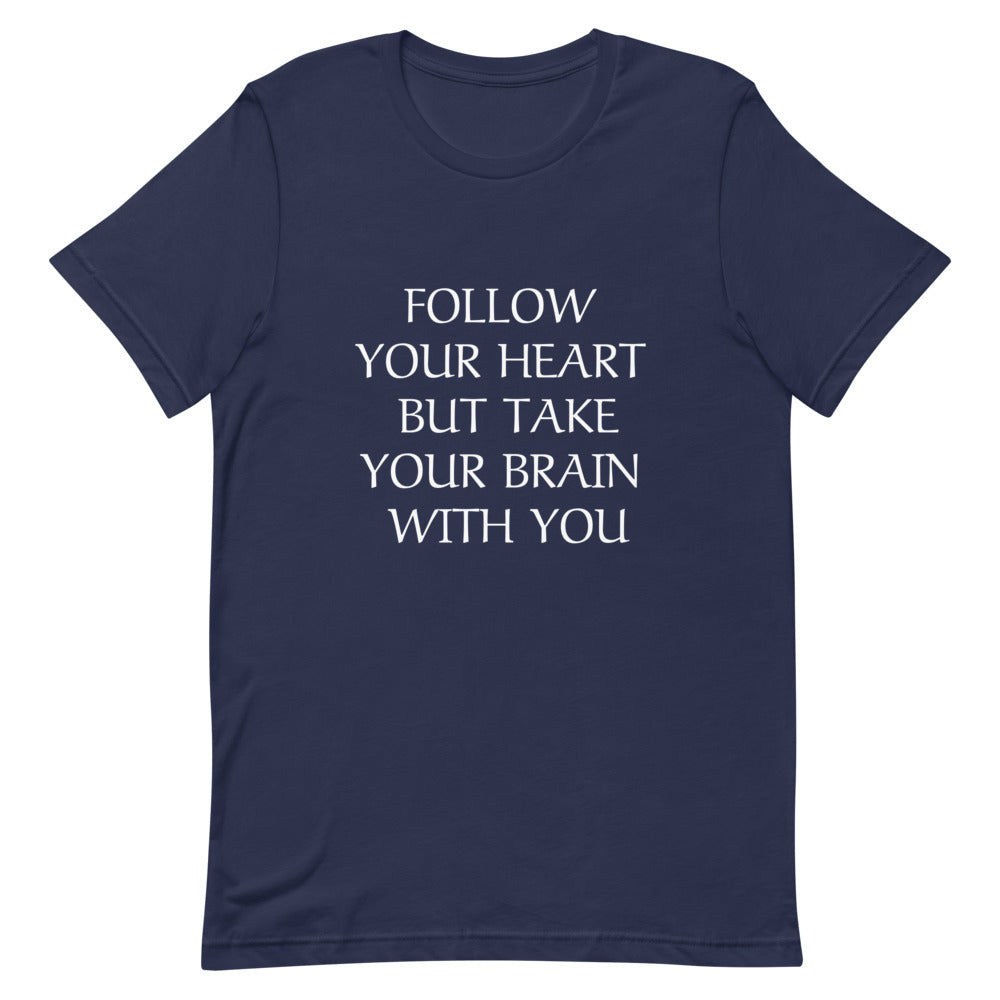 t-shirt for women follow your heart